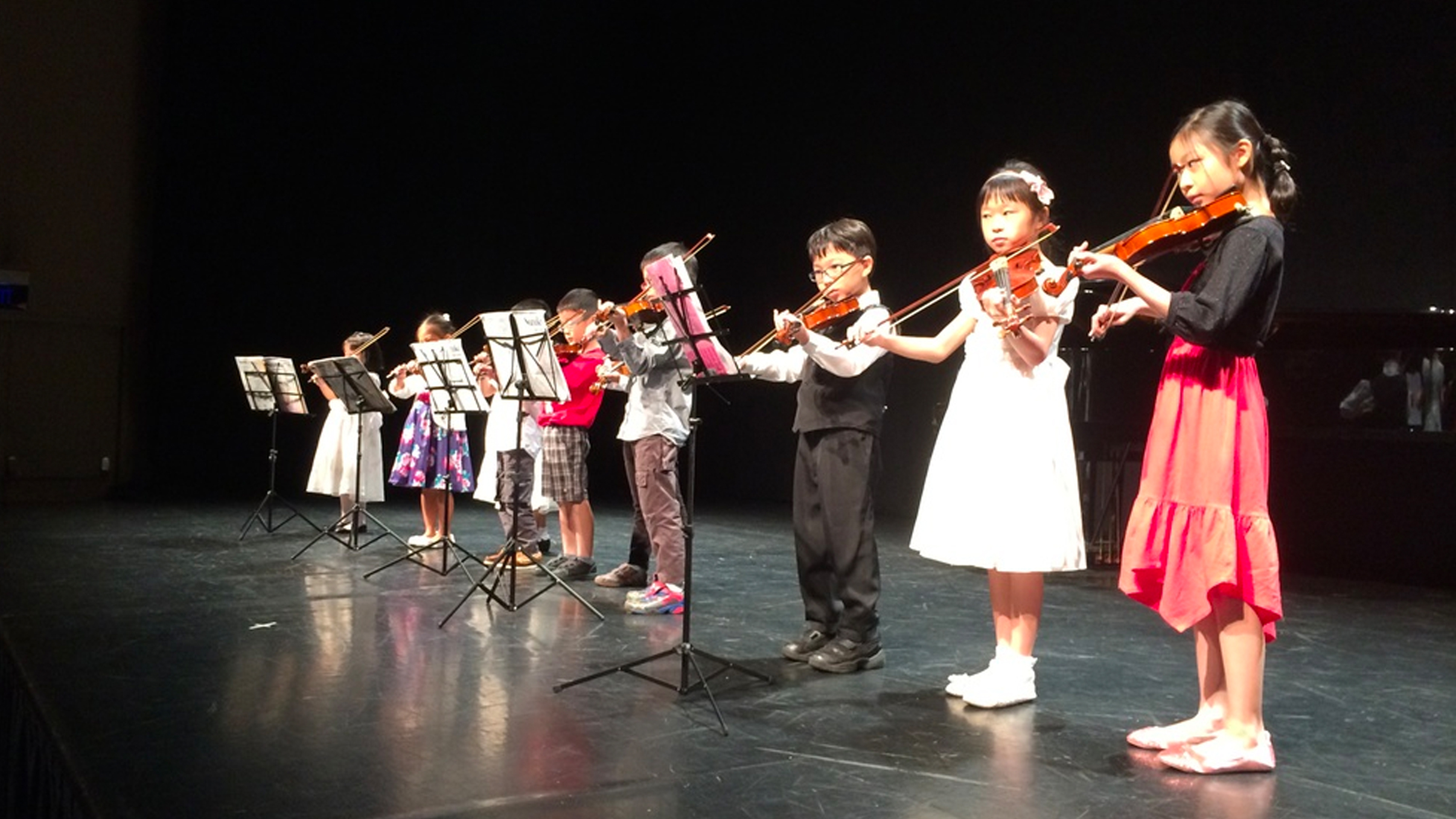 The Music Suite kids playing instruments