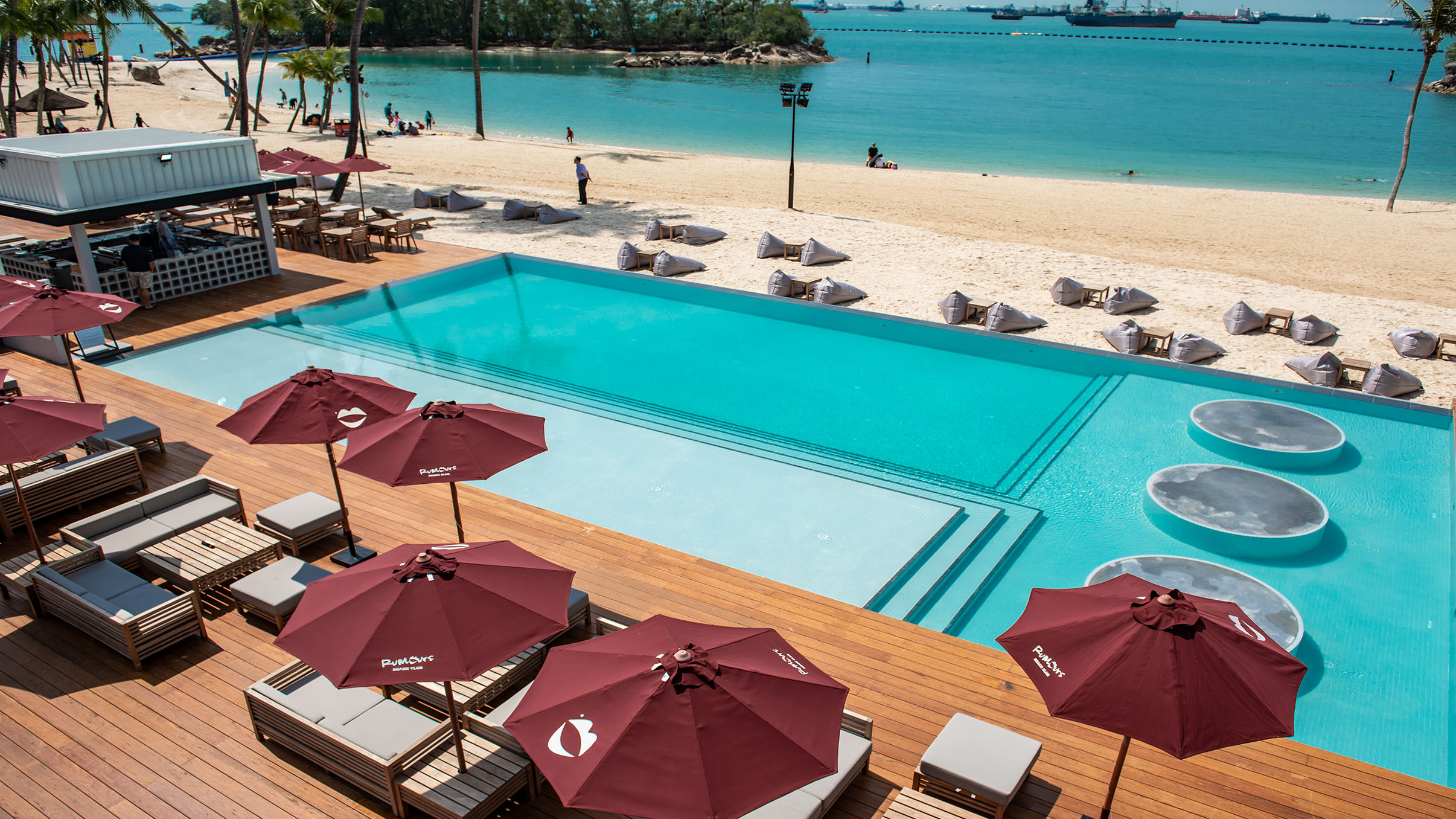 Rumours Beach Club exterior